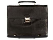 Visconti 01775 Classic Extra Large Tucsan Front Lock- Business Case (Black)
