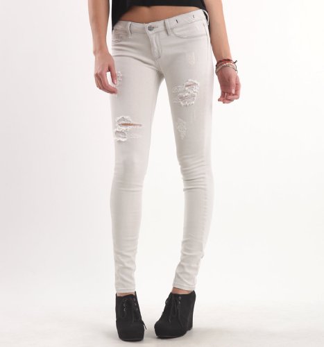 Bullhead Black Destroyed Colored Leggings