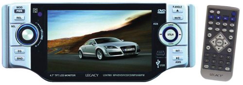 Electronics: Legacy LD47MU In Dash 4.7'' TFT Monitor w/DVD/VCD/MP3/CD Player