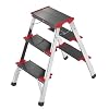 Hailo 4423-001 Alu-Klapptritt Hailo L90 225 ChampionsLine 2 x 3 Stufen