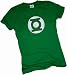 Search : Green Lantern Distressed Logo Crop Sleeve Fitted Juniors T-Shirt