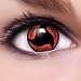 Farbige Anime Kontaktlinsen Crazy Color Fun Contact Lenses 'Itachis's Mangekyou Sharingan' Kompletts
