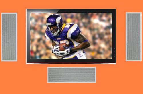 Yamaha Natural Sound Custom Easy-to-install In-Wall Flush Mount 2-Way 150 watts Speaker (Set of 3) with 1 Titanium Dome Swivel Tweeter & Dual 6-1/2 Kevlar Cone Woofers for Enhanced Center Channel or In-Wall Speaker Sound From Your Plasma LCD Big Screen TV or any Home Theater System