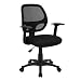 Flash Furniture Mid-Back Black Mesh Computer Chair