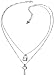 Guess - UBN81075 - Collier Femme - Métal Argent - Pendentifs - Cadenas - Clé - 44 cm