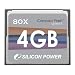 Silicon Power - Carte memoire Compact Flash (80X) - 4GB