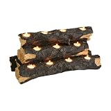 SEI Resin Tealight Fireplace Log