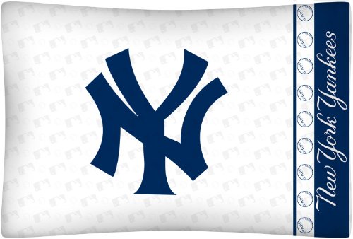 Best Quality Micro Fiber Pillow Case - New York Yankees MLB /Color White Size Stan