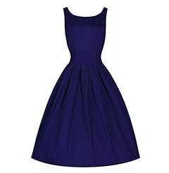 Vintage Pleated Illusion Cocktail Cotton Evening Dress/Prom Dress/Party Dress/Tunic 