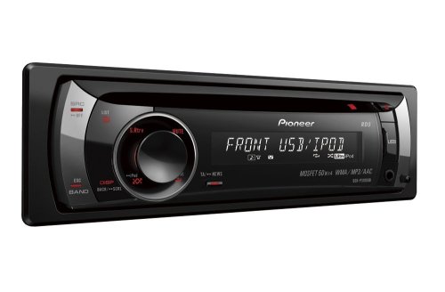 Pioneer DEH P 3100 UB CD-Tuner (Front-USB-Eingang mit iPod-Direktsteuerung,Front-AUX-In, 1 Vorverstärkerausgang, rote Tasten-, weisse Display-Beleuchtung)