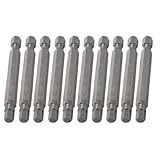 uxcell 長さ2.59"チップ 5mm マグネチック六角形スクリュードライバー　 ソケットアダプタ 10個入