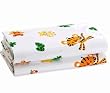 Fisher Price - Rainforest 2-Pack Crib or Toddler Fitted Sheet Set