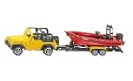 Siku 1658 - Jeep con remolque y barco...