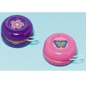 Yo-Yos Buttlerfly & Flower Designs - Value Pack of 12 Party Bag Fillers