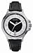 Nautica A19515G Gents Brushed Sliver Case/ Black & Silver Dial/ 3 Hand with Date Movement/ Blk Croco Pattern Leather Strap