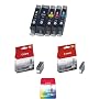 5 Original Canon Patronen ( PGI-5bk, CLI8bk, CLI8c&hellip von Print4Life