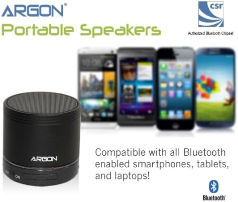 Bluetooth Wireless Portable Speaker for iPhone, iPod, iPad, Tablet, MP3 Players, Android smartphones [Black]