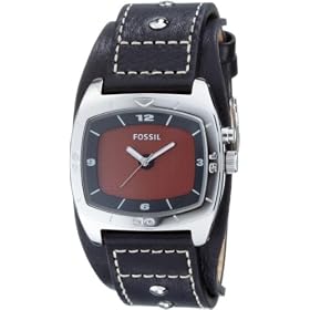 Fossil - AM3696 - Montre Homme - Quartz analogique - Bracelet de force en Cuir noir