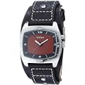 Fossil Herren-Armbanduhr Big Tic Leder Schwarz AM3696