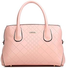 The new sweet lady smiley bag ladies handbag embossed bag solid bag waistline