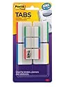Post-it Tabs Value Pack, Assorted Primary Colors, 1 and 2-Inch Sizes, 114-Tabs/Pack (686-VAD1)