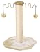 Whisker World Cat Scratch Tower Cat Furniture, Beige Plush