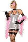 Sexy Halloween Costumes Silver Sequin 1920's 20s Flapper Girl Dress Deluxe Costume Theme Party Outfit