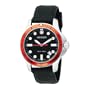 Wenger Men's 72343 Battalion III Diver Orange Bezel Black Rubber Watch