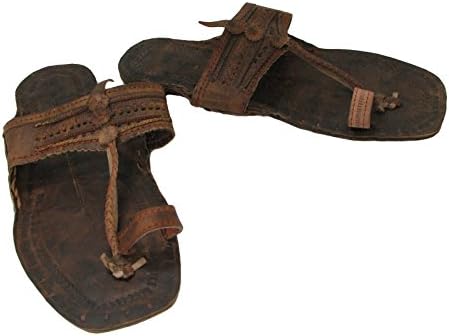 Dark Brown Unisex Water Buffalo Hippie Jesus Sandals, Mens 11, Dark Brown
