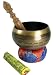 Exquisite 6 Inch Tibetan Singing Bowl Made in Nepal with Striker, Cushion & a...
