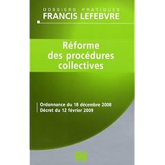 R�forme des proc�dures collectives