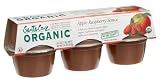 Santa Cruz Organic Apple Raspberry Sauce, 6-Count 4-Ounce Cups (Pack of 6)