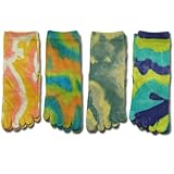 GOHEMP(S[wv) FIVE FINGERS TYE DYE SOCKS 1 wvRbg ^C_C\bNX