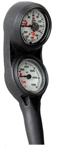 Dive Rite Compact SPG/Depth Gauge Console with Compass