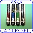 Billiard Pool Cue Stick Set Aska L9 4 pool cue sticks