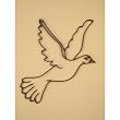 Peace Dove Bird Iron Shadow Decorative Wall Art
