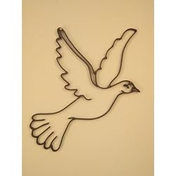 Peace Dove Bird Iron Shadow Decorative Wall Art
