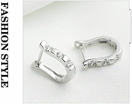 Discount Bohemian Ladies 925 Silver Earring Small Jackets Promise Hinged Earring For Women