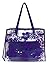 Clear Transparent Juicy Spring And Summer Floral Hibiscus Print Large Tote Bag Various Colors