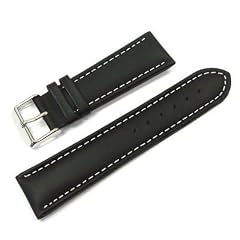 Original WCC Lederarmband (schwarz) Bandansto� 24 mm