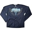 Fly Racing Custom Men's Long-Sleeve Casual Shirt - Navy