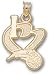 Orlando Magic Solid 14K Gold ''I Heart'' Logo 3/4'' Pendant