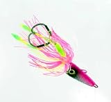 Braid Sea Fox Jig w/Assist Hooks 7oz/200g Glow Goatfish