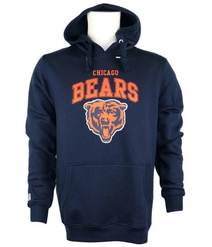 Majestic Chicago Bears Contact NFL Hoodie Sweatshirt (XL)