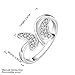 Fashion 925 Sterling Silver Jewelry Cute Butterfly Lovely Korean Party Ring