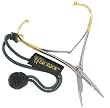 Dr. Slick Mitten Scissor Clamps Straight 4-3/4" Gold Handles