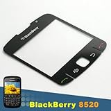 OEM BLACKBERRY CURVE 8520 8530 BLACK LCD DISPLAY SCREEN LENS+BUTTONS KEY