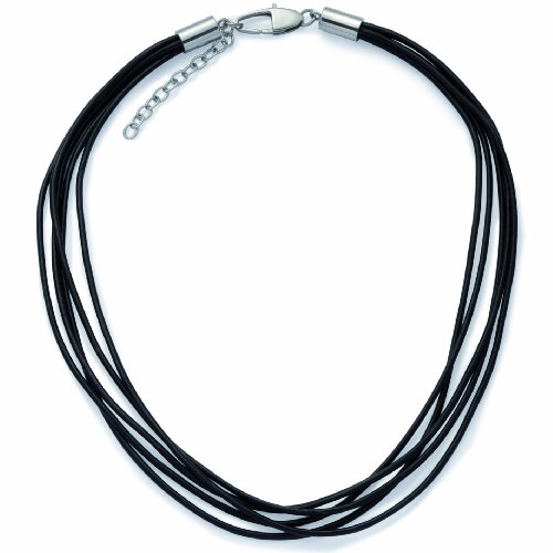 jewels by LEONARDO Unisex-Kette Edelstahl 45 centimeters 011749 Halskette 45 Basic Strings Preisvergleich