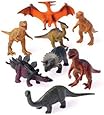 12 - Assorted Medium Sized Plastic Toy Dinosaurs Play set figures.