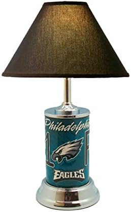 Philadelphia Eagles Table Lamp with Black Shade